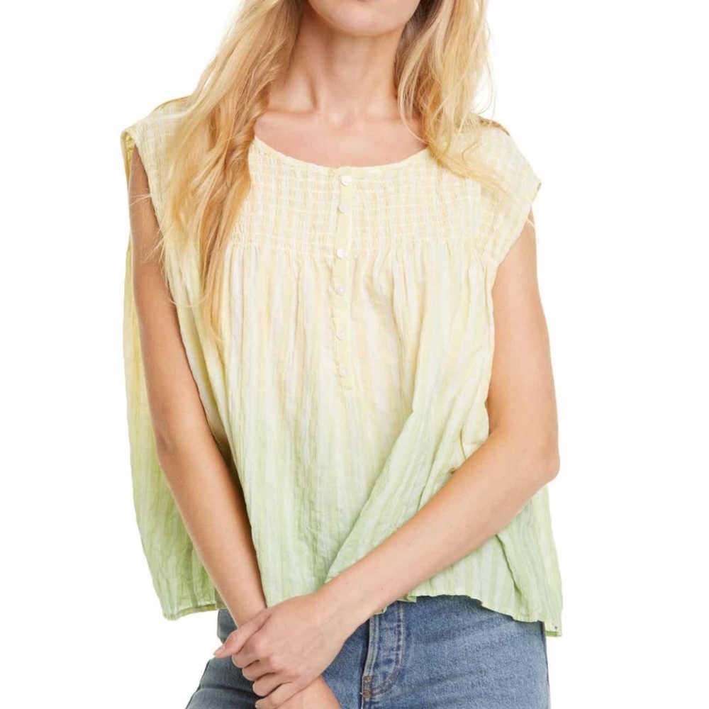 NWT free people little bit of something ombré top